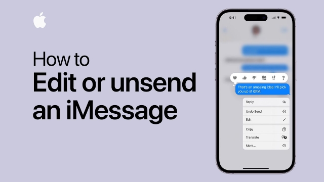 How to Edit or Unsend a Message on iPhone