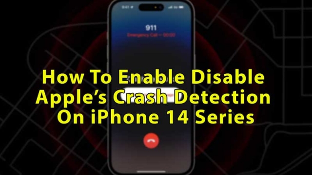 How to Turn Off Crash Detection on the iPhone and Apple Watch