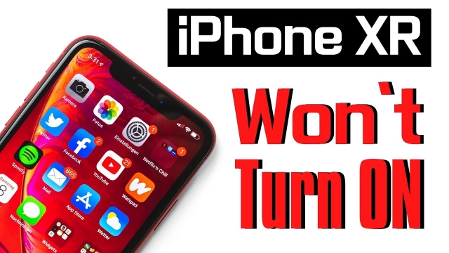 How to Turn on an iPhone XR